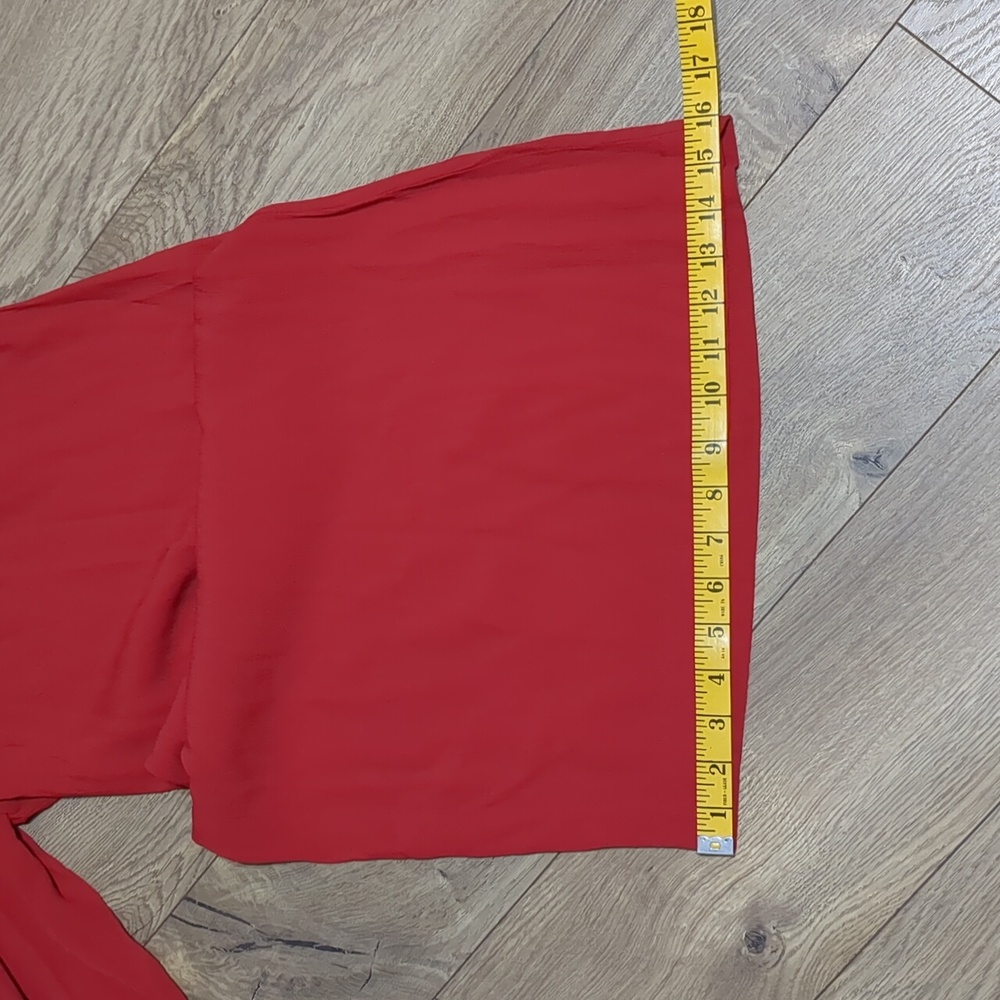 Free People Gia Set- 2 piece Red Jumpsuit Size Small - Picture 10 of 14